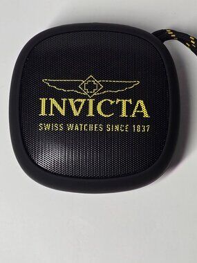 Invicta Portable Bluetooth Wireless Speaker - Black, Yellow (IG0105)